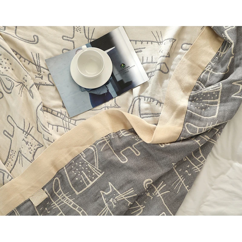 WASART-cobertor de edredão de  - Muslin Cotton Bedspread avaliação e preço