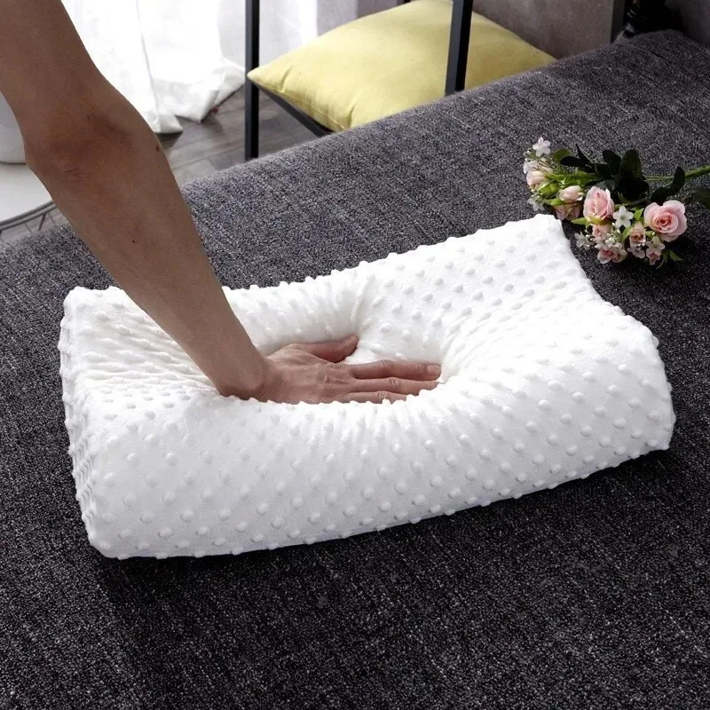 ​ ​ Travesseiro de dormir de e - Memory Foam Orthopedic Pillow Neck Pain avaliação e preço