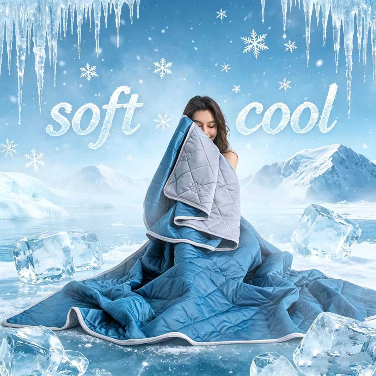 ROSEKIND 1pc Cobertor Refresca - Cooling Blanket Hot Sleepers avaliação e preço