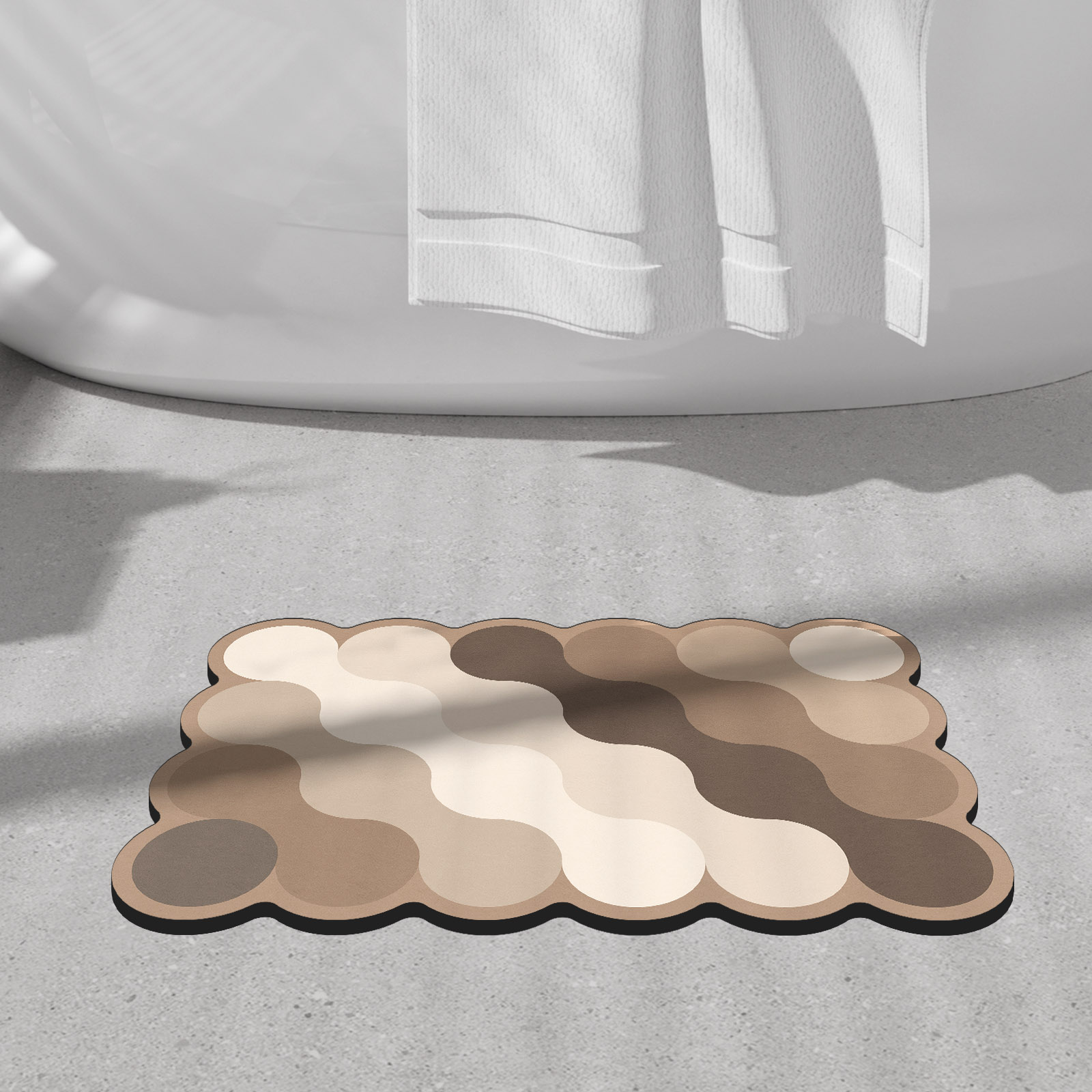 Luxo diatomite banheiro chuvei - Quick Dry Diatomite Bath Mat avaliação e preço