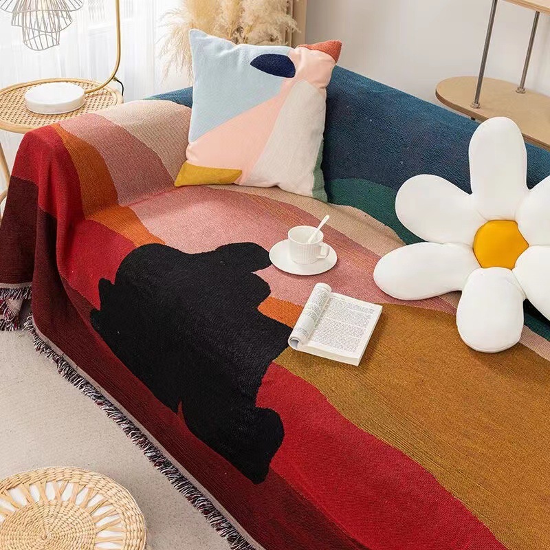 Cobertor têxtil city ins crepú - Boho Throw Blanket Fringe avaliação e preço