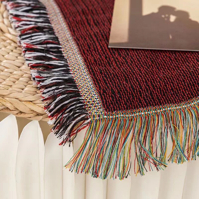 Cobertor têxtil city ins crepú - Boho Throw Blanket Fringe avaliação e preço