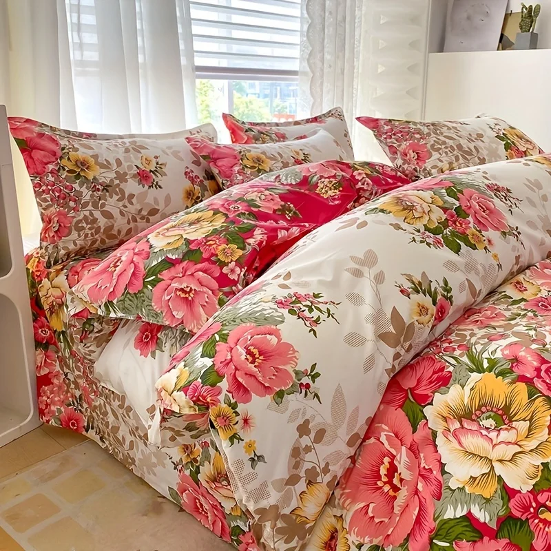 Conjunto de capa de edredom fl - Duvet Cover Sets With Zipper avaliação e preço