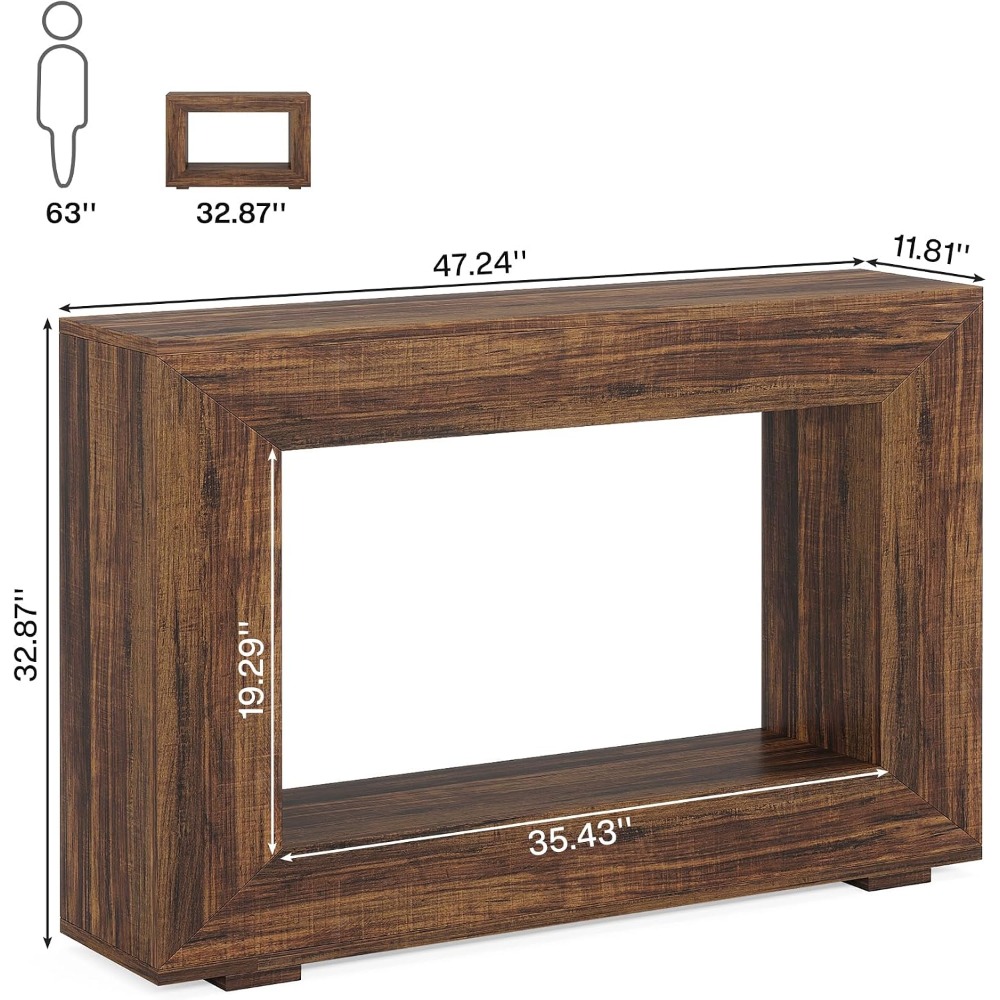Mesa Console Estilo Fazenda de - Storage & Organization avaliação e preço