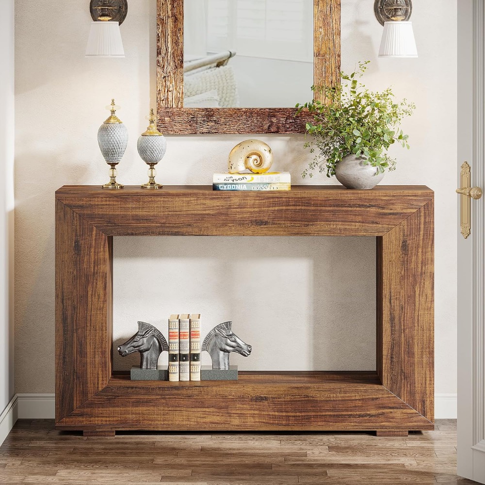 Mesa Console Estilo Fazenda de - Storage & Organization avaliação e preço