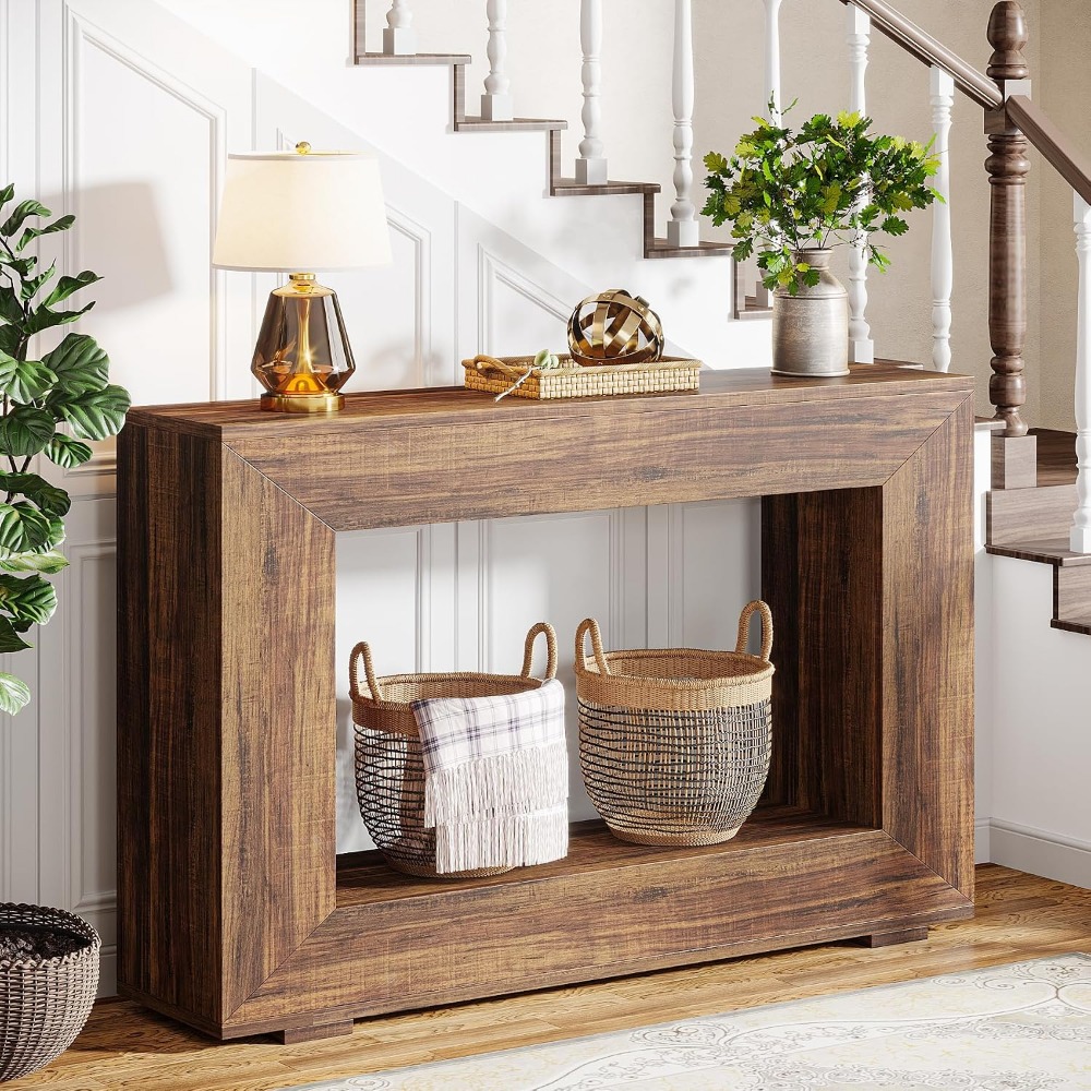 Mesa Console Estilo Fazenda de - Storage & Organization avaliação e preço