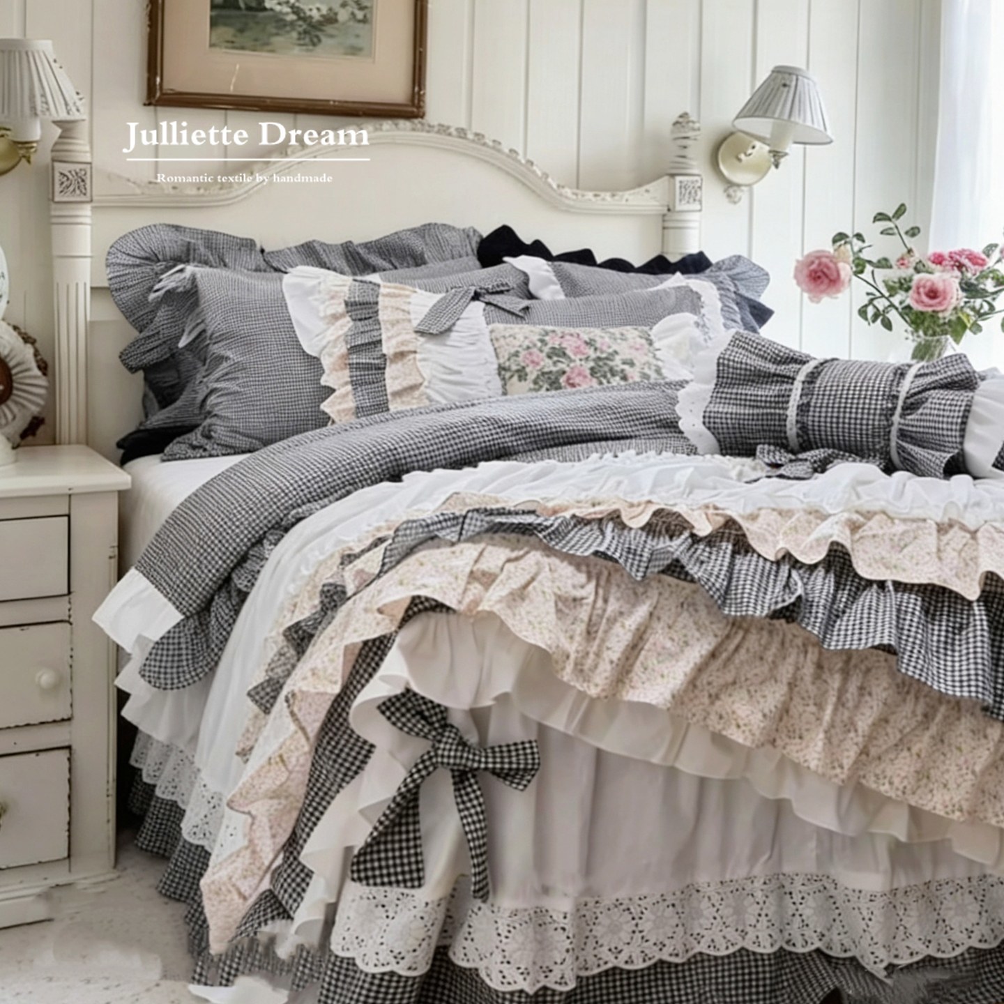 Conjunto de Cama Estilo Countr - Aesthetic Floral Duvet Cover avaliação e preço
