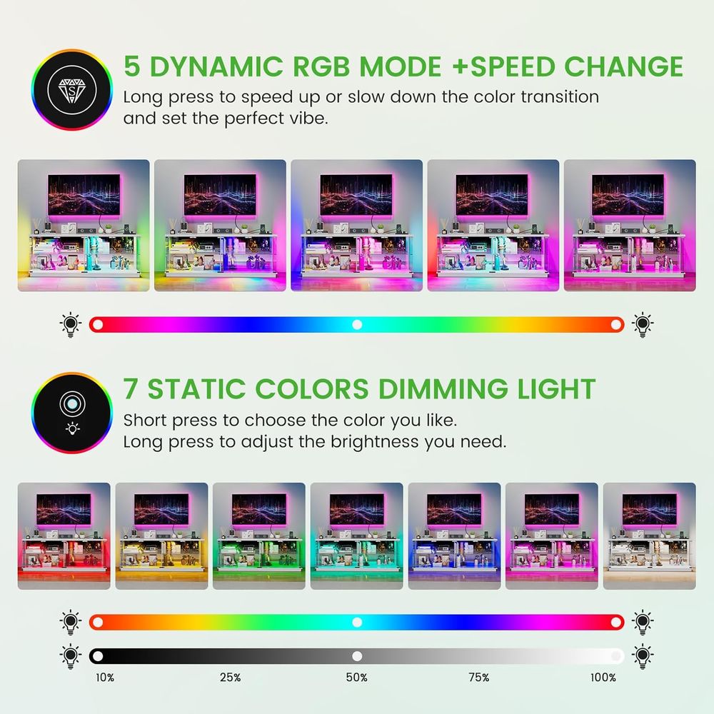 Suportes para TV de Vidro de 7 - Lighting avaliação e preço